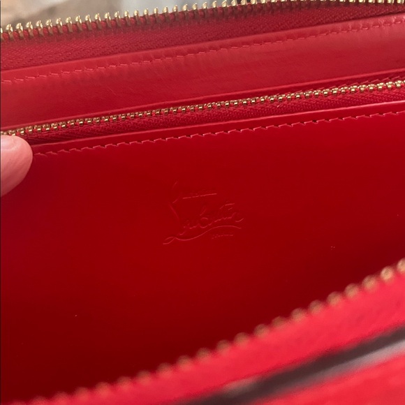 Louboutin Red Studded Wallet - Picture 17 of 17